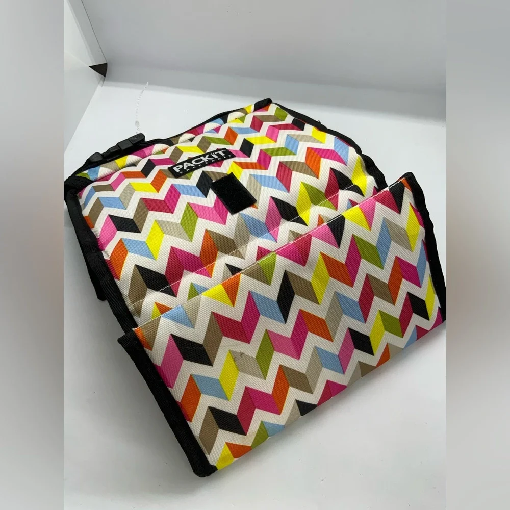 PackIt Freezable Chevron Lunch Bag